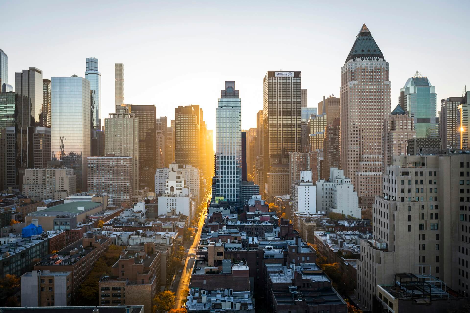 United States city skyline
